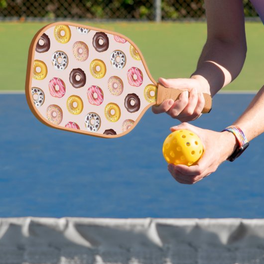 Donut Bakery Shop Patroon Pickleball Paddle (Insitu)
