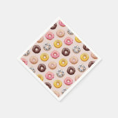Donut Bakery Shop Patroon Servet (Hoek)