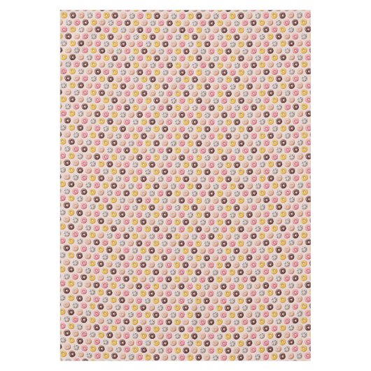 Donut Bakery Shop Patroon Tafelkleed (Voorkant)