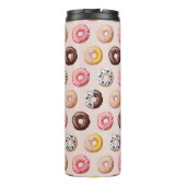 Donut Bakery Shop Patroon Thermosbeker (Achterkant)