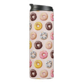 Donut Bakery Shop Patroon Thermosbeker (Geroteerd rechts)