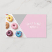 Donut Bakery Sweets Chef Desserts Visitekaartje (Voorkant)