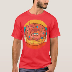 Donut Baking Baker Cake  Retro 1473 T-shirt