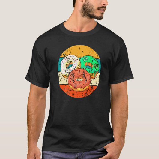 Donut Baking Baker Cake  Retro 7 T-shirt (Voorkant)
