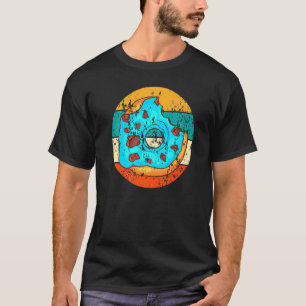 Donut Baking Baker Cake Retro T-shirt