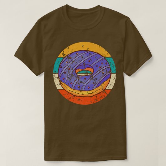 Donut Baking Baker Cake  Retro T-shirt (Design voorkant)