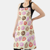 Donut Bakken Moderne Waterverf Gepersonaliseerde n Schort (Insitu)