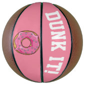Donut Ball Strawberry Basketbal (Verticaal)