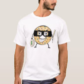 Donut Bandit - Grappig karakter Illustratie T-shirt (Voorkant)