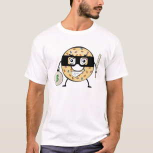 Donut Bandit - Grappig karakter Illustratie T-shirt