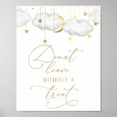 Donut Bar Sign, Baby shower Donut Sign Poster (Voorkant)