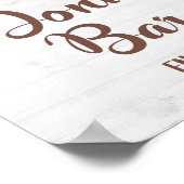 DONUT BAR Sunflower Shower of partijsymbool Poster (Hoek)