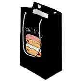 Donut be Jelly Funny Donut Pun Klein Cadeauzakje (Voorkant Gekanteld)