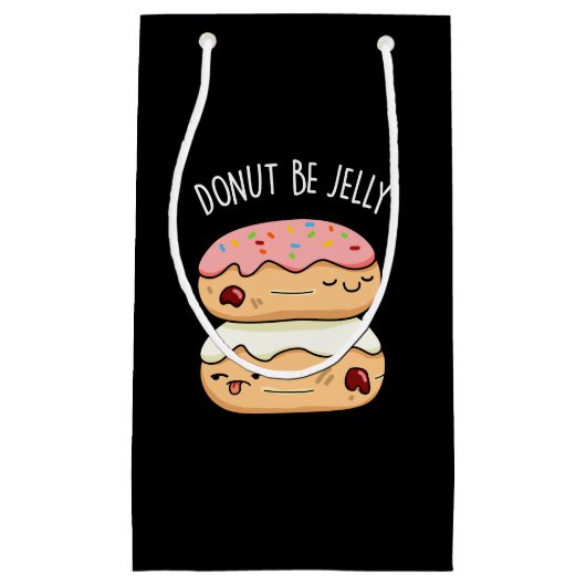 Donut be Jelly Funny Donut Pun Klein Cadeauzakje (Voorkant)