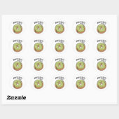 Donut Be Salty Funny Donut Pun Ronde Sticker (Vel)