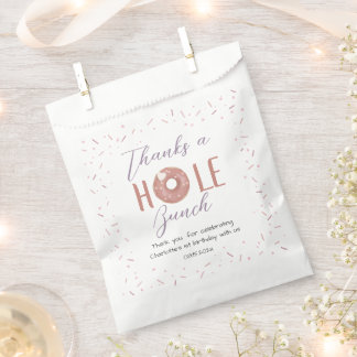 Donut Bedankt a Hole Bunch Birthday Bedankzakje