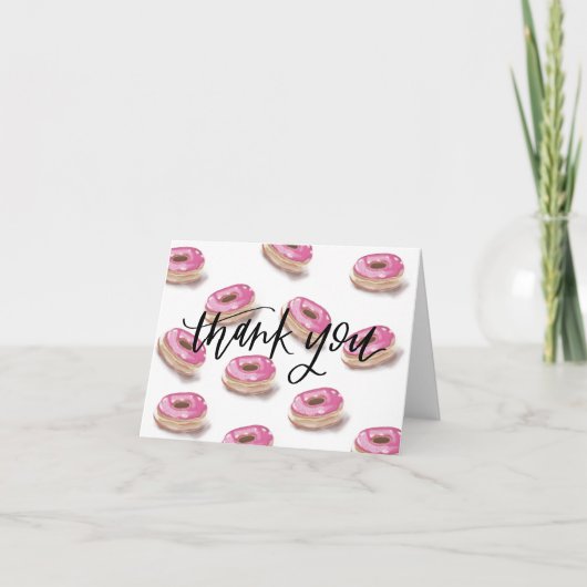 Donut bedankt kaart (Voorkant)