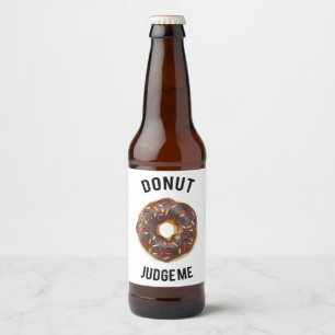 Donut berecht me bier etiket
