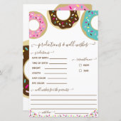 Donut besprenkt met liefdesvoorspelling en goedver (Voorkant / Achterkant)