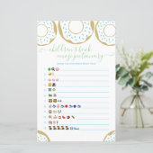 Donut Bestrooid Met Liefde Kinderboek Emoji (Staand voorkant)