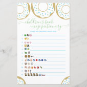 Donut Bestrooid Met Liefde Kinderboek Emoji (Voorkant)