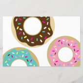 Donut Bestrooid Met Liefde Raad Wie? Spel (Achterkant)