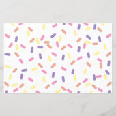 Donut Bestrooid Met Liefde Voorspelling & Goede We (Achterkant)