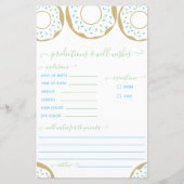 Donut Bestrooid Met Liefde Voorspelling & Goede We (Voorkant)