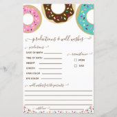 Donut Bestrooid Met Liefde Voorspelling & Goede We (Voorkant)