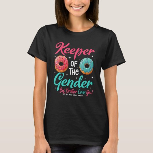 Donut-bewaarder van de grote broeder van het gesla t-shirt (Voorkant)