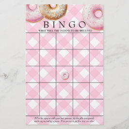 donut | bingo | Baby shower Games