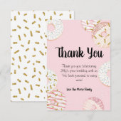 Donut Birthday Bedankt voor je creditcard (Voorkant / Achterkant)