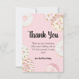 Donut Birthday Bedankt voor je creditcard