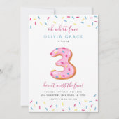 Donut Birthday Celebration | Drie Kaart (Voorkant)