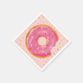 Donut Birthday Donut met sprinkles verjaardag Servet (Hoek)