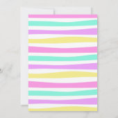 Donut Birthday Invitation, Donut Kaart (Achterkant)