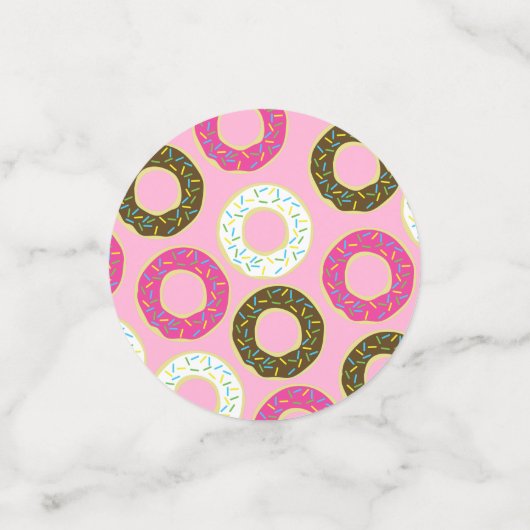 Donut Birthday Party Confetti (Kleine voorkant)