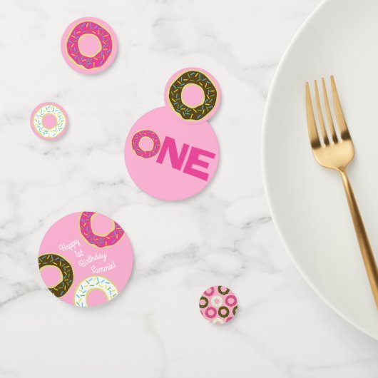 Donut Birthday Party Confetti (Groep)