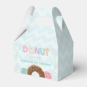 Donut Birthday Party Favor Box Donut Groei Up Part Bedankdoosjes (Achterkant)