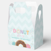 Donut Birthday Party Favor Box Donut Groei Up Part Bedankdoosjes (Geopend)