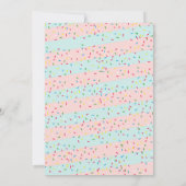 Donut Birthday Party Invitation Kaart (Achterkant)