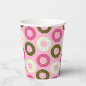 Donut Birthday Party Papieren Bekers (Links)