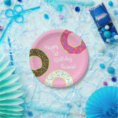 Donut Birthday Party Papieren Bordje (Feest)