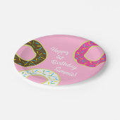 Donut Birthday Party Papieren Bordje (Gekanteld)