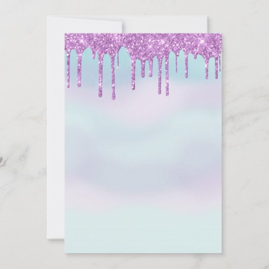 Donut Birthday Party Two Sweet Kaart (Achterkant)