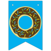 Donut Birthday Party Vlaggetjes (Eerste vlag)