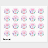 Donut Birthday Stickers Labels (Vel)