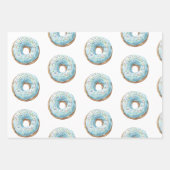 Donut Birthday Wrapping Paper | Sweet Donut  (Voorkant)