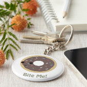Donut Bite Me! Sleutelhanger (Zijkant)