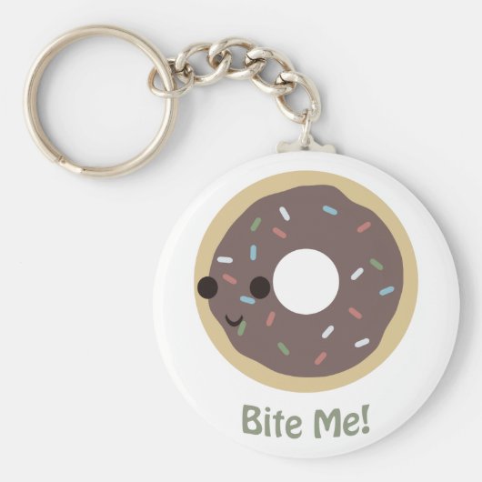 Donut Bite Me! Sleutelhanger (Voorkant)